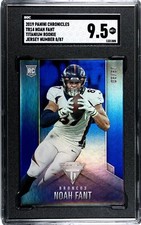 2019 Panini Chronicles Noah Fant Titanium Rookie Jersey Number /87 SGC 9.5 RC