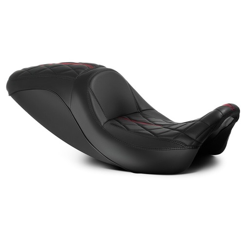 Seat w/ Stitch For Harley Touring Models 2008-2024 Backrest Support Front & Rear - Picture 15 of 15