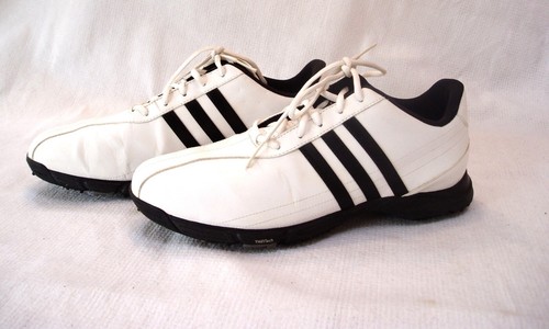 Men's ADIDAS GL GRIND 2.0 BLACK & WHITE THINTECH GOLF SHOES Size 11 Box Included - Picture 4 of 7