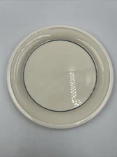 Dachi Contemporary Tablewares Casualware Blue Stripe Trim Salad plates 7"