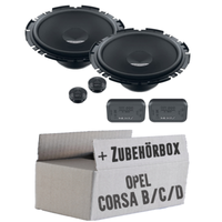 Opel Corsa B + C + D Front - Hertz 16Cm Lautsprecher Boxen TüR Vorne - Einbauset