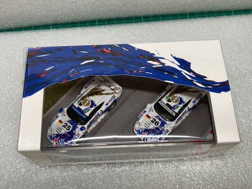 Sparky 1/64 Porsche 911 GT1 2-car set 24h Le Mans 1996 25 26 ESSO Mobil1 Special - Picture 6 of 8