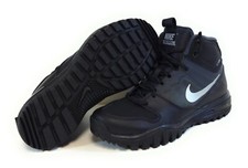 Niños Niños Jóvenes Nike Dual Fusion Hills Mid 685621 001 Negro Tenis Botas Zapatos