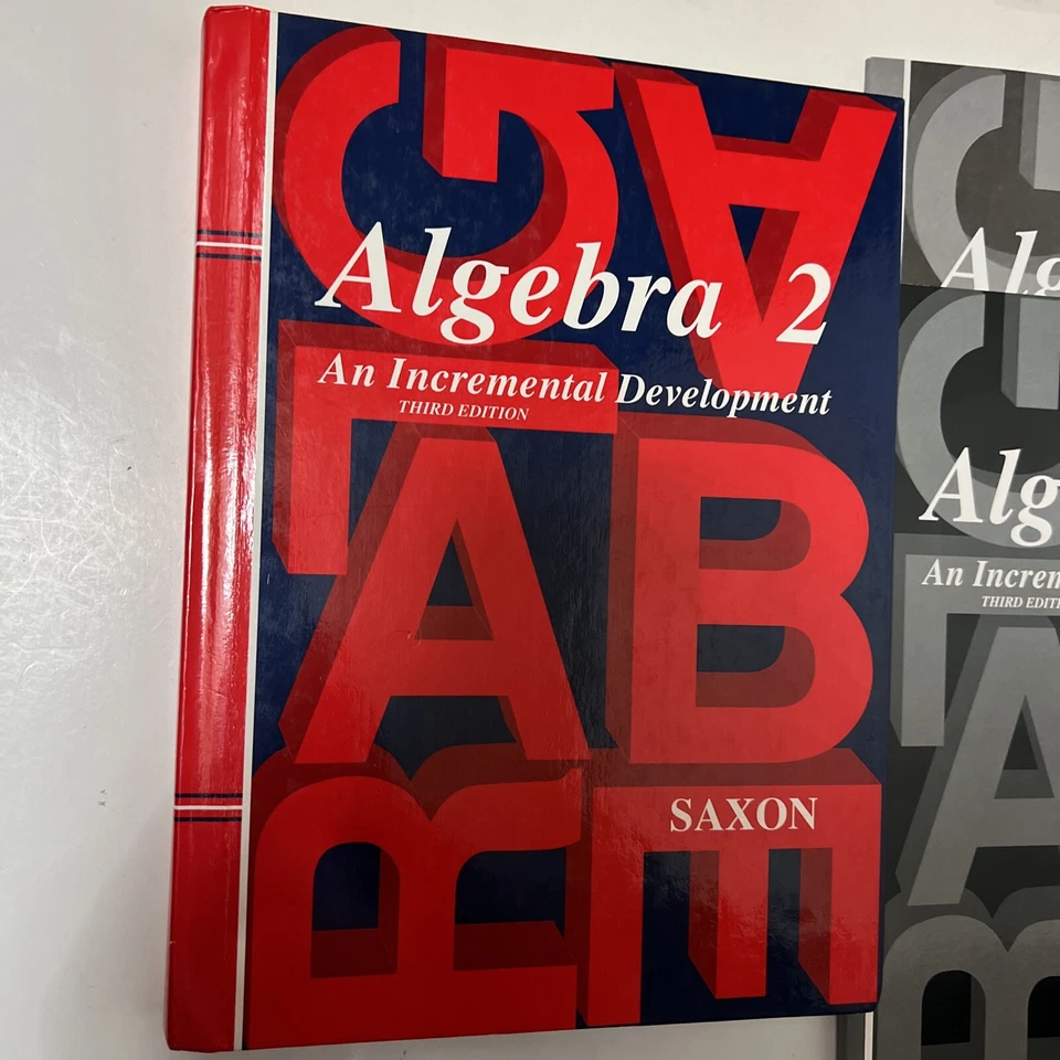 Saxon Algebra 2 SET (3rd  Edition) Textbook, Answer Key & Test Forms (very Good) - Image 2 of 4