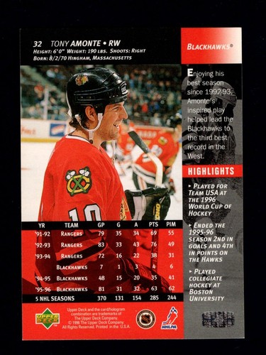 1996-97 Upper Deck Series 1 Base Hockey Cards You Pick - Picture 211 of 1,021