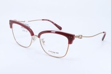 Coach HC51048 Burgundy Cat Eye Women Full Rim 53-17-140 Eyeglasses Frames