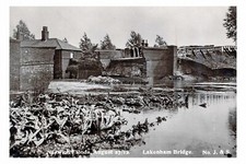 rp16854 - Flood Damage to Lakenham Bridge , Norwich , Norfolk - print 6x4