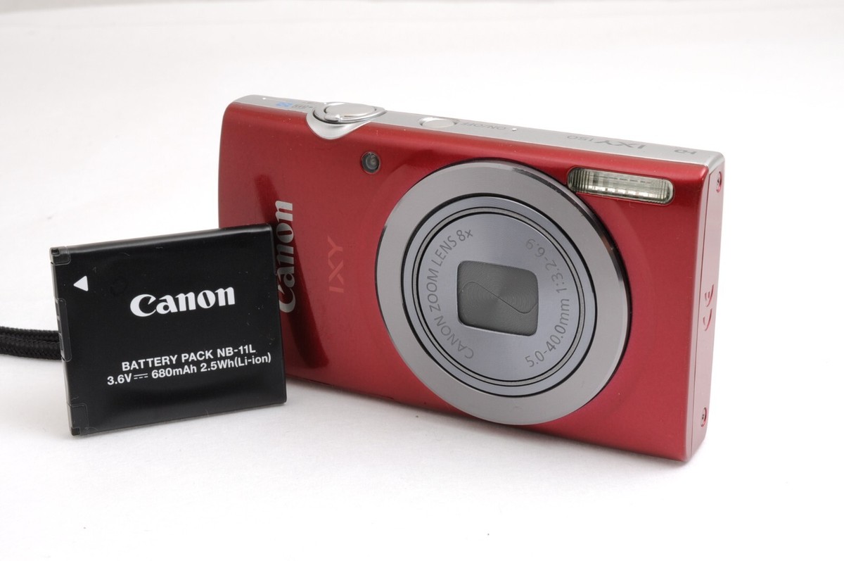 2760 Canon IXY デジカメ 150 レッド 美品 Amazon.co.jp: Canon デジタルカメラ IXY150 レッド 光学8倍