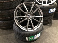 19" VW Golf R Pretoria style Gloss Grey alloy wheels & 235/35/19 tyres 