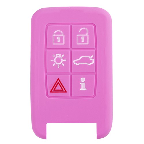 Fit Volvo S60L S80L XC60 6 Button Remote Smart Key Fob Silicone Skin Case Cover - Picture 16 of 16