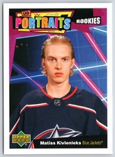 MATISS KIVLENIEKS 2020-21 UPPER DECK UD PORTRAITS ROOKIES 20-21 NO P-94   40336