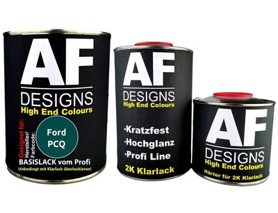 FÜR Ford PCQ Vibrant Green Metallic 2,5L Autolack Set Klarlack Härter
