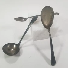 William A Rogers Serving Ware Ladel Spoon Table Spoon Same Pattern Set of 3