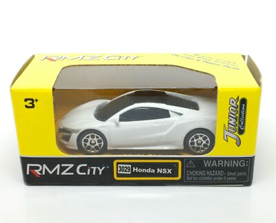 Honda NSX White RMZ City Metal 1/64 (3