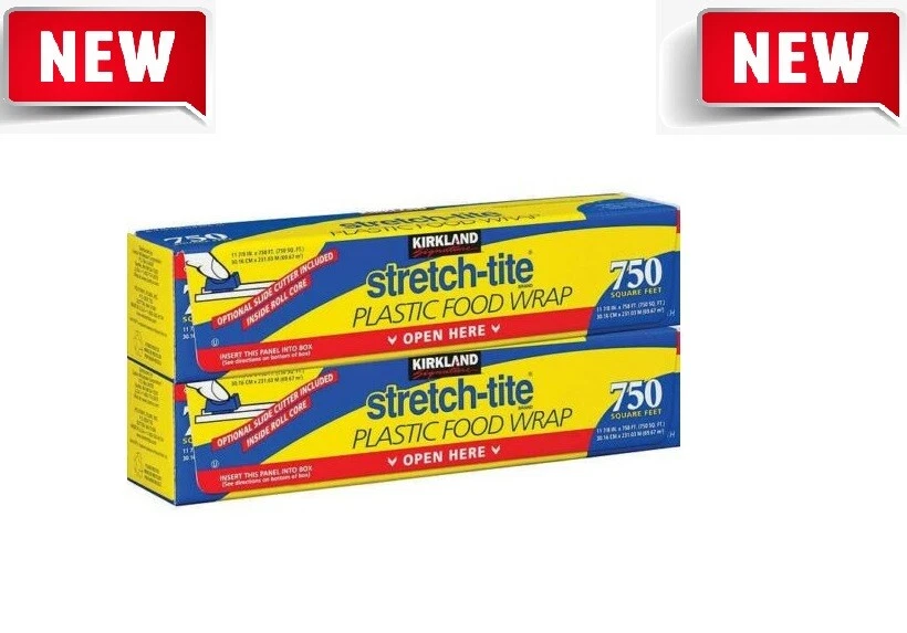 KIRKLAND SIGNATURE Stretch Tite Plastic Wrap Pack X 750' 1, 60 OFF