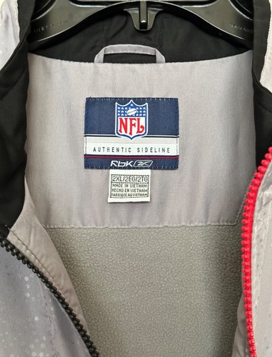 Reebok Atlanta Falcons Para hombres Talla 2XL Chaqueta Sin Mangas Chaleco Sudadera Cremallera Completa - Imagen 10 de 14