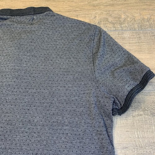 Penguin Mens Polo Shirt Size (L/XL) Heritage Slim Gray Design Allover B17 - Picture 19 of 23