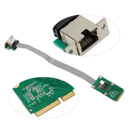 Gigabit Ethernet PCI-E Netzwerk Controller Karte 10/100/1000Mbps RJ45 LAN NIC - Bild 5 von 12