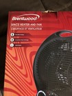 Brentwood H-F301BK 1500-Watt Portable Electric Space Heater and Fan, Black New — photo 2