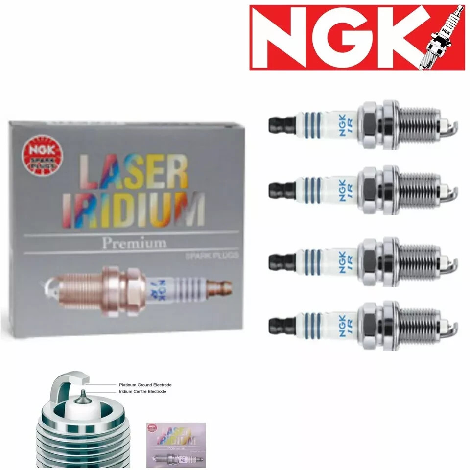 4 Pack NGK Laser Iridium Spark Plugs 7556 IMR9E-9HES 7556 IMR9E9HES
