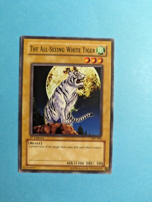 Yu-Gi-Oh! TCG THE ALL-SEEING WHITE TIGER PSV-093 Pharaoh's Servent 1ST Edition 