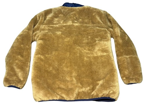 Tommy Bahama Kids Teddy Bear Faux Fur Jacket Windbreaker Boys 16 XXL Mustard - Picture 5 of 5