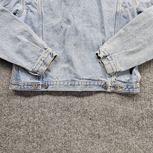 J. Galt Shanghai Trucker Jacket Women's Small Blue Corduroy Collar Denim Pockets - Picture 9 of 15
