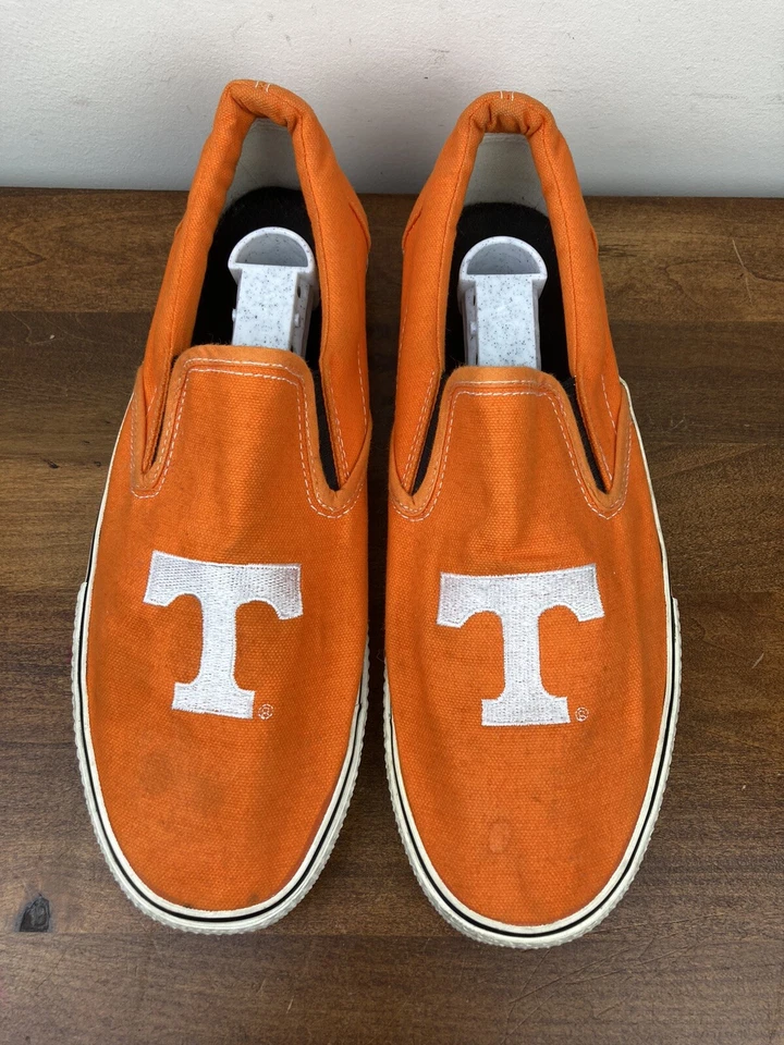 Forever Collectibles Tennessee Volunteers Men’s Size 9 Orange Slip Canvas Shoes - Image 3 of 4
