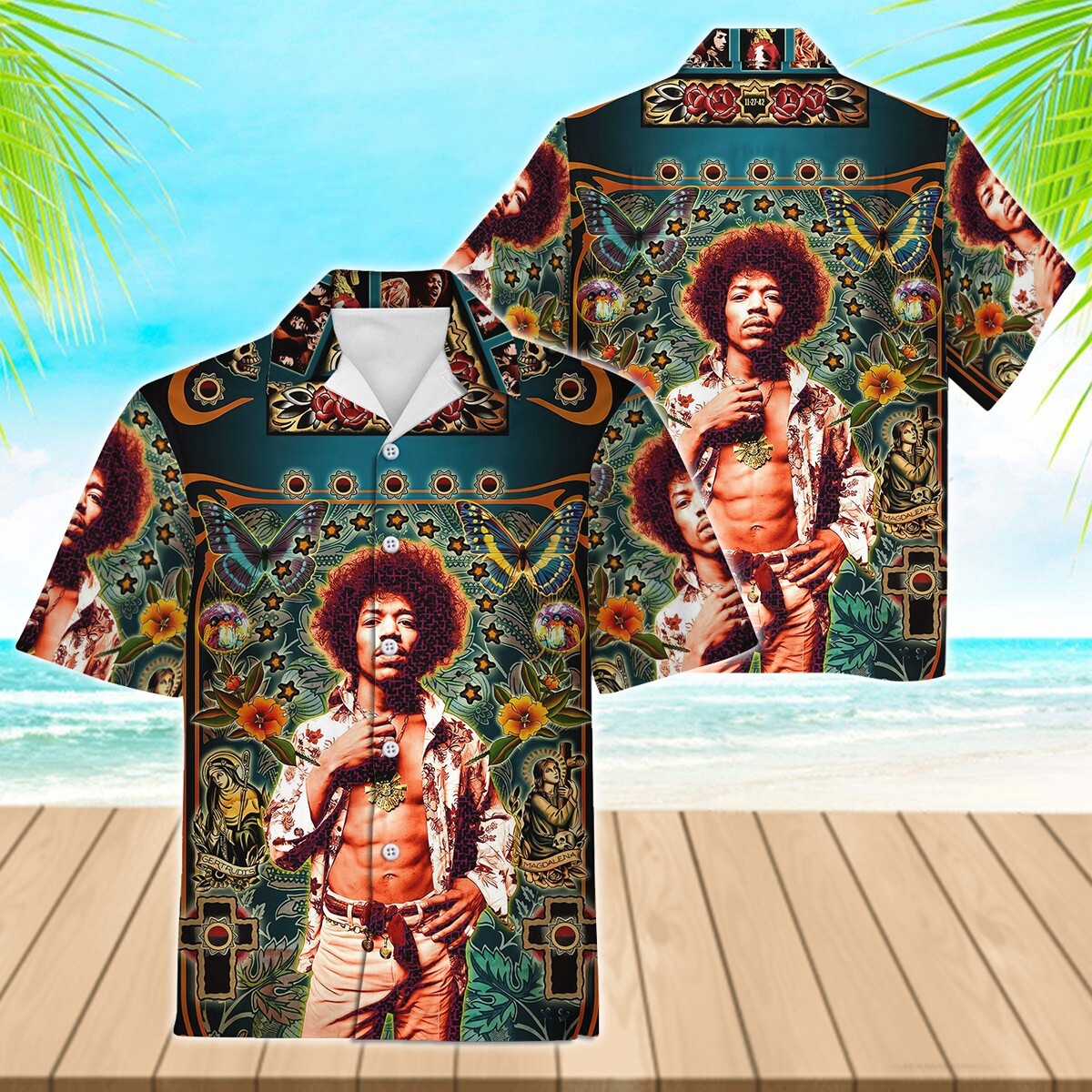 Jimi Hendrix Music Hawaiian Shirt