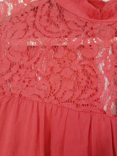 Top blusa donna Arizona Jean Company con lacci taglia S rosa - Foto 5 di 8