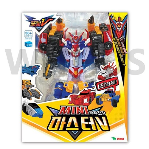 TOBOT V Mini MASTER V Transformer Robot 6 Vehicles Action Figure Toy US Shipping - Picture 6 of 7