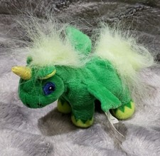Neopets Green Uni Unicorn McDonalds Mini Promo Plush Stuffed Toy 4"