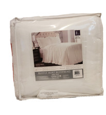 Lush Decor Ruffle Skirt Bedspread Set - 3 Piece Luxurious Farmhouse Bedding Set