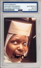 WHOOPI GOLDBERG SIGNED SISTER ACT MOVIE PHOTOGRAPH AUTOGRAPHED PSA DNA COA
