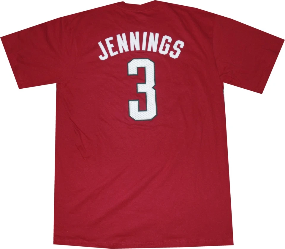 Camisa Adidas Roja Retro Brandon Jennings Milwaukee Bucks Para Hombre Etiquetas Nuevas Foto 4 de 4