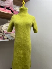 Women's 70% Angora Blend Super Soft Fluffy Fuzzy Turtle Neck Pullover Sweater