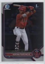 2022 Bowman Chrome Prospects Adrian Placencia #BCP-205 6u5
