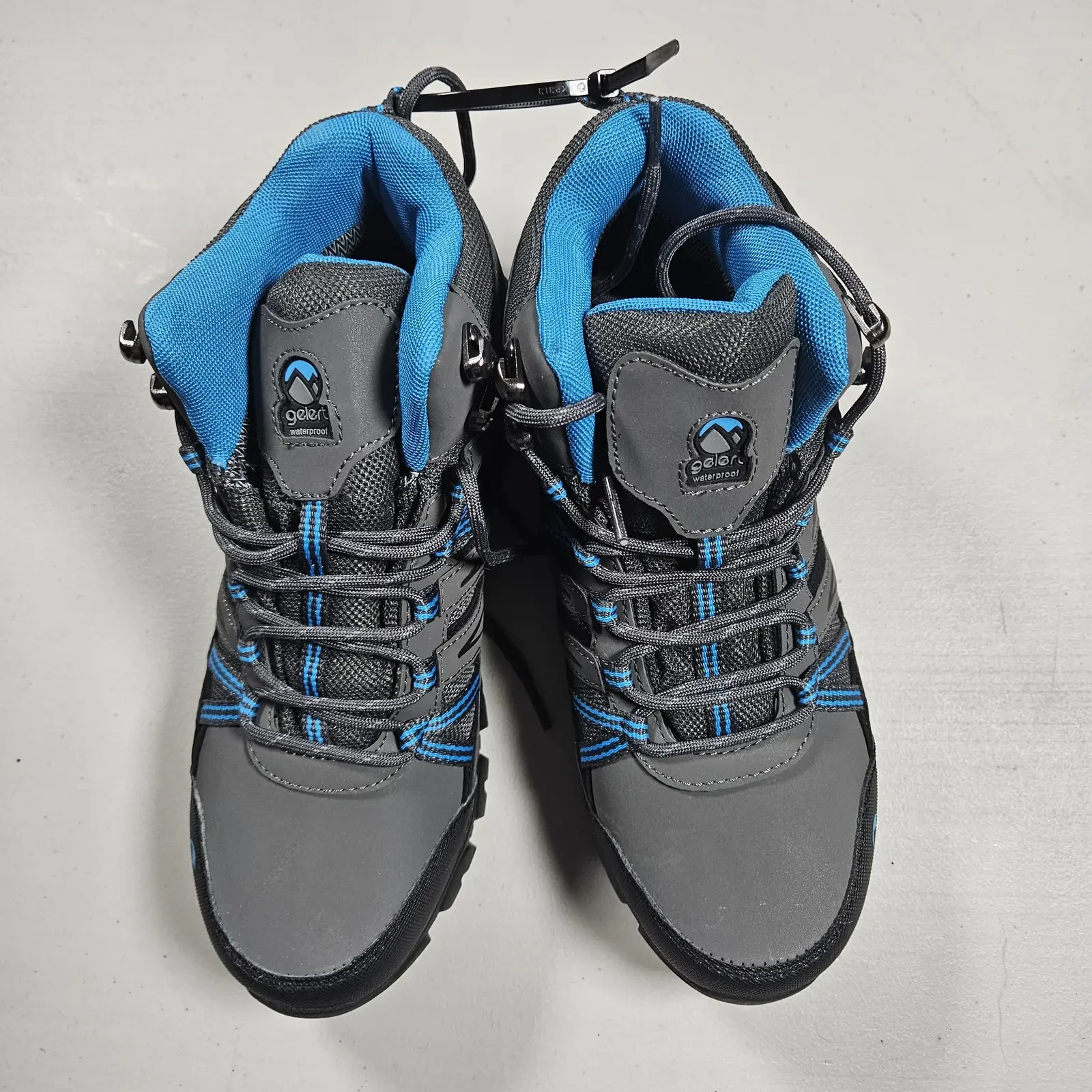 Gelert Horizon Mid WP Waterproof Walking Hiking Boots Charcoal Blue UK 6.5 EU40 image 2