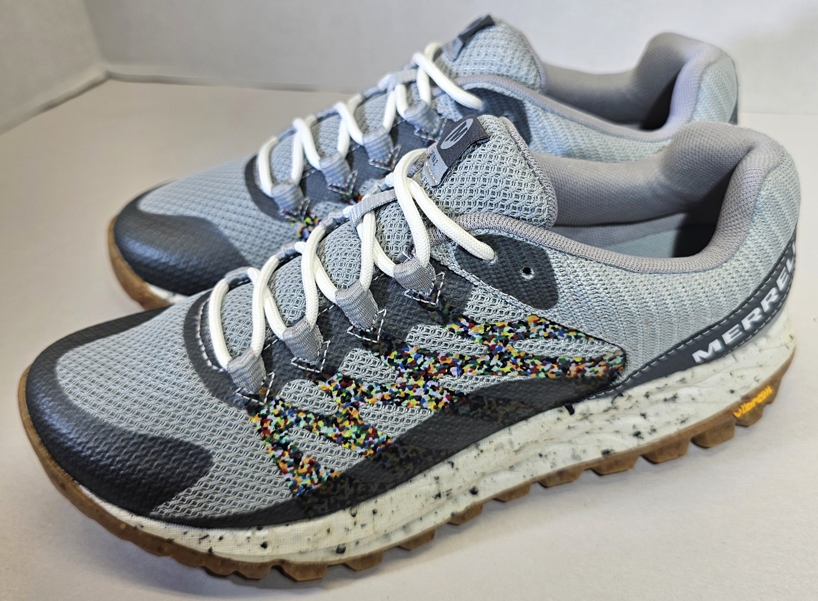 Merrell Sneakers Donna Grigio Leggero Multicolore Bianco Antora 2 Eco Vibram Tg 7 5