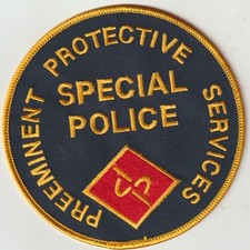 Preeminent Protective DC Special Police obsolete patch shipped from Australia