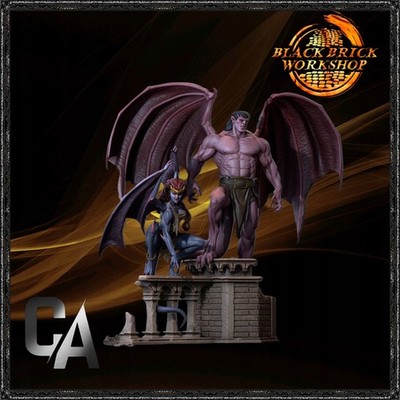 DEMONA & GOLIATH CA3D  UNPAINTED 3D Printing on Demand - SFW figure model kit