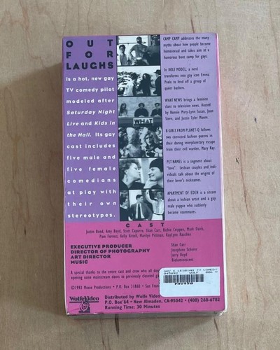OUT FOR LAUGHS The Gay and Lesbian TV Comedy Show (1992) Sealed VHS SNL Sketch - Picture 3 of 8