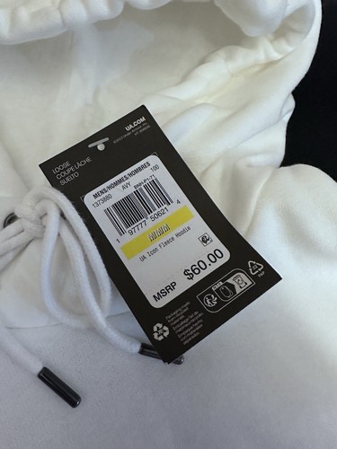 Under Armour White Hoodie Men’s size medium - Picture 2 of 4