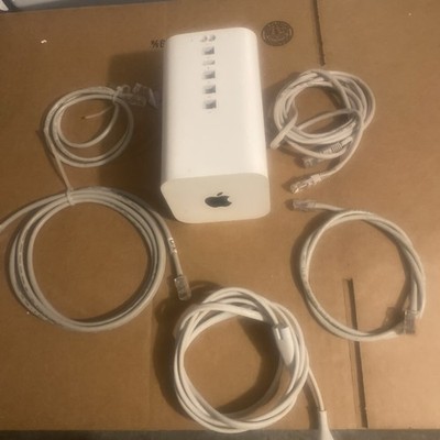 Image showcasing Apple AirPort Extreme Base Station Wireless Router 6th Generation A1521 ...