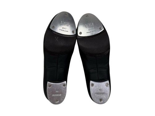 Bloch Shockwave Tap Shoes Womens 8.5 M Leather Black Dancing - Picture 7 of 12