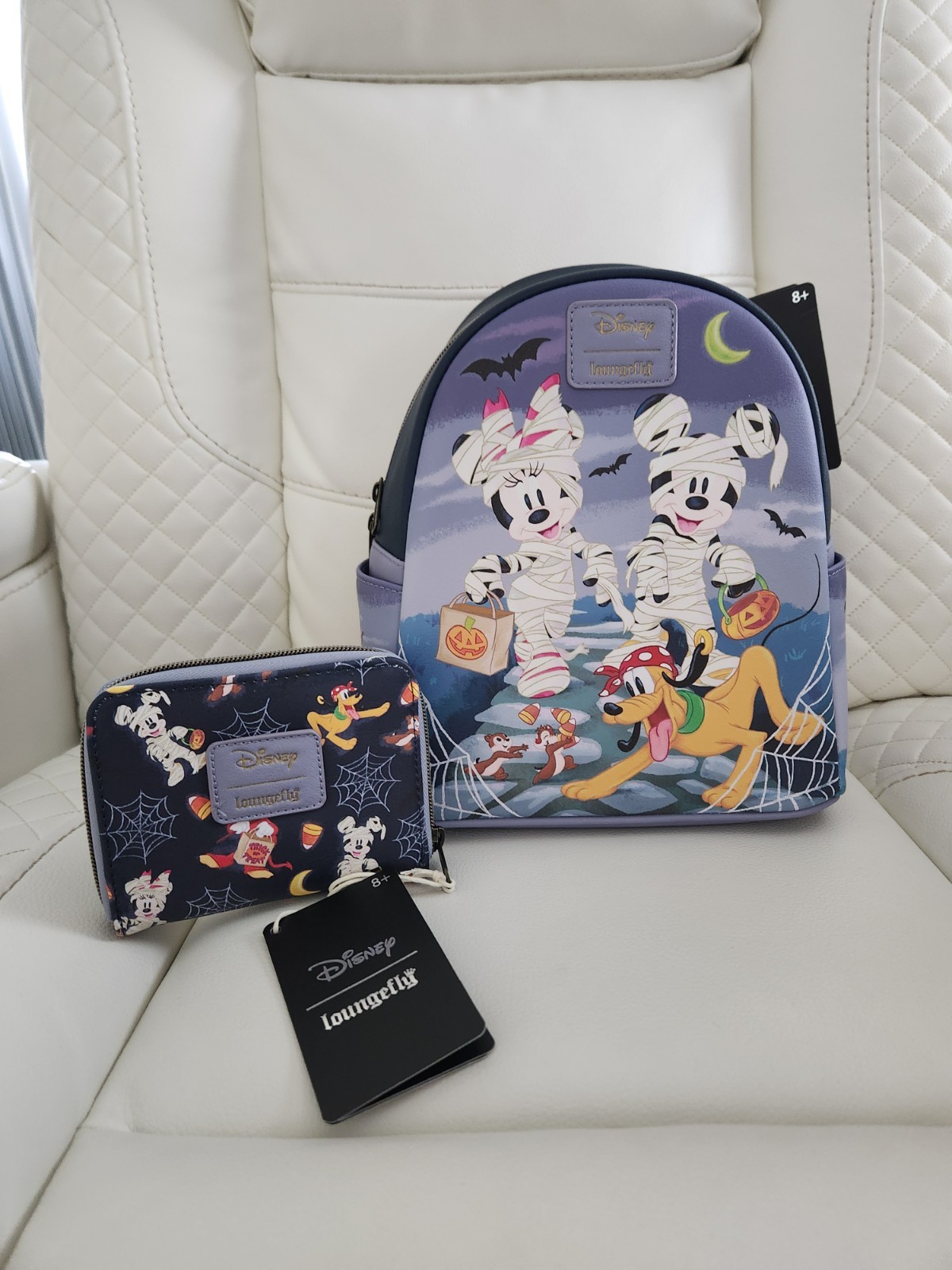 Loungefly Disney Mickey Mouse & Friends Halloween Mini Backpack & Wallet Set