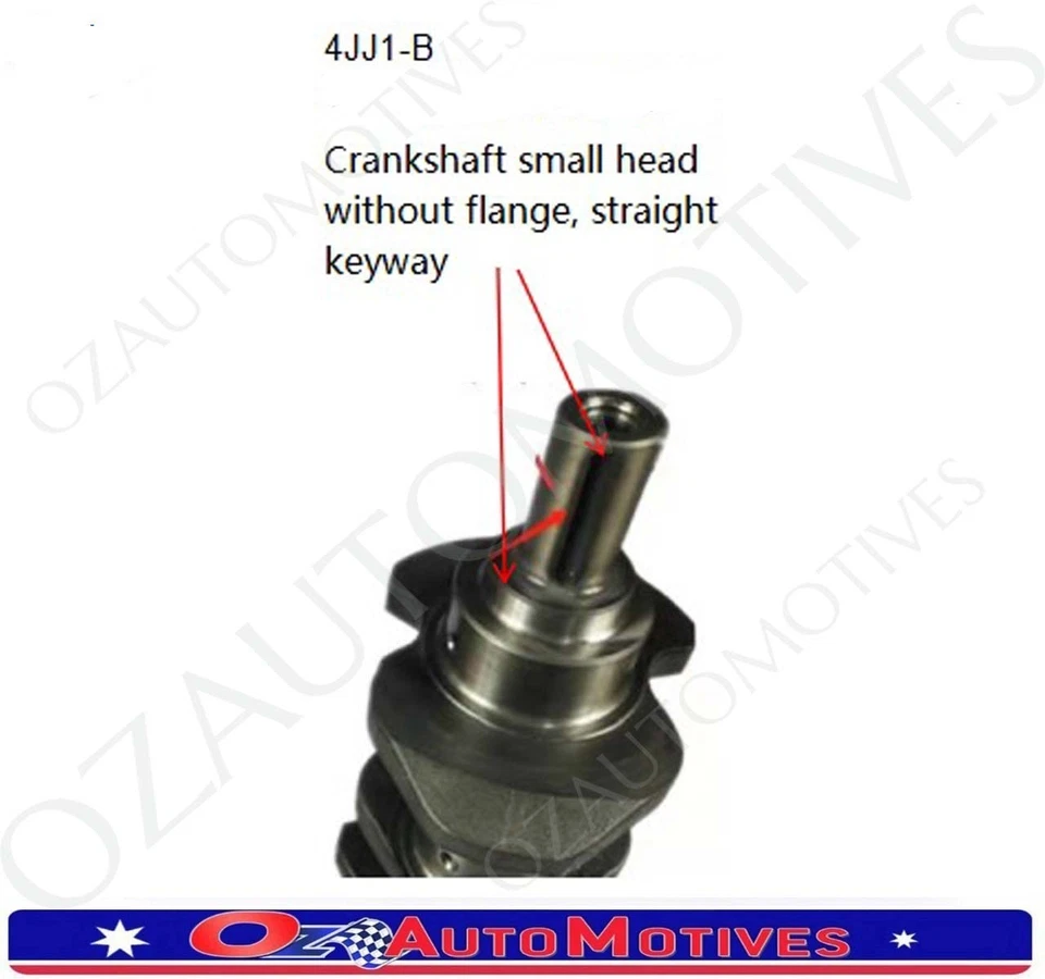 BRAND NEW 4JJ1-B CRANKSHAFT 8973116321 HOLDEN FITS FOR ISUZU D-MAX MU-X 2007-21 - Image 4 of 4