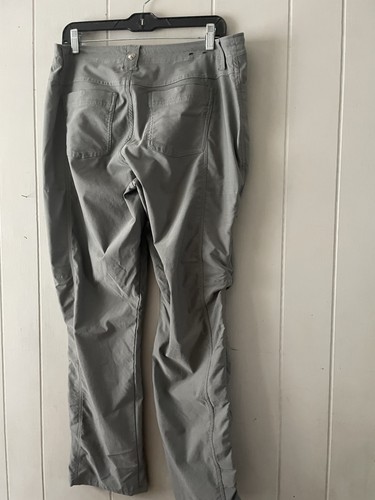 Kuhl TREKR Pant Charcoal Gray Stretch Cinch Convertible Women's 14 SHORT 6235 - Picture 7 of 14