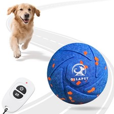 Smart Interactive Dog Toy Ball - Auto Bouncing  Rolling, Chew-Resistant E-TP...