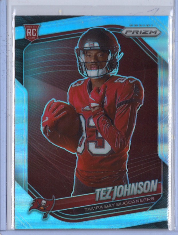 2025 Panini Prizm - Rookie Variation Tez Johnson #404 Silver Prizm (RC)